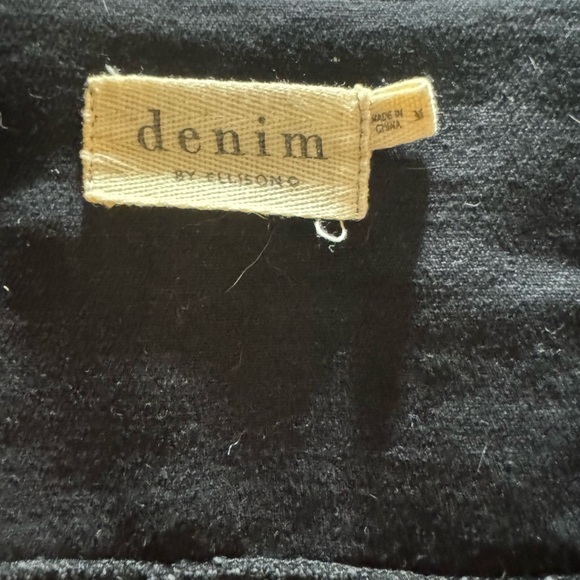 Black Distressed Denim Jacket - Picture 7 of 7